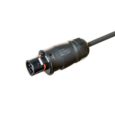 LY BC01 Euro 電源プラグ AC 電源アダプターコード バルコニー太陽系 H07rn-f 2.5*3c Eu 0.75mm 1mm 2コアゴムワイヤー