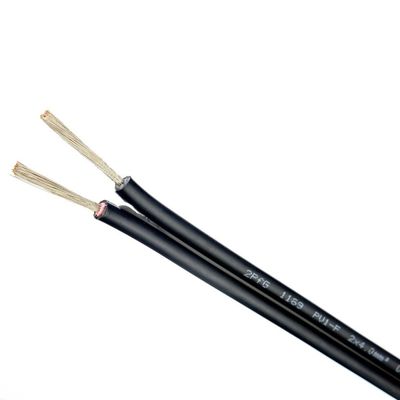 4mm2 シングルコアまたはダブルコア XLPO 防水銅直流太陽光ケーブル PVシステム 赤または黒