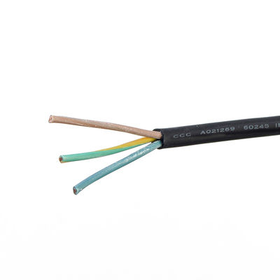 低電圧 KC/ VDE 認定 H05rr f 3x0. 75mm 平方 柔軟なゴムワイヤ 溶接ケーブル 防火 安全電源コード