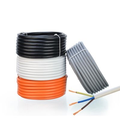 産業用PVC 断熱型 覆い付き 柔軟な電線 多コアRvv電源ケーブル 制御ケーブルと電源
