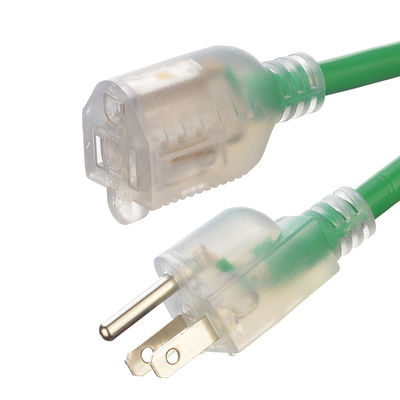 16/3 ゲージ ETL 認証された屋外拡張ケーブル 照明指示器 13A 1625W 16AWG SJTW