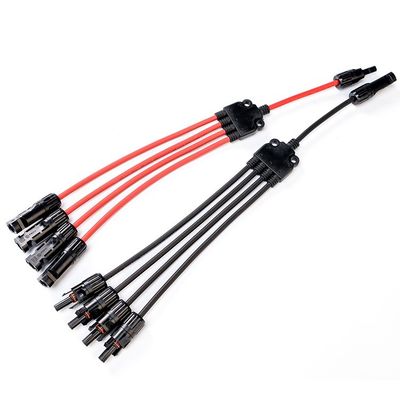 XLPO 断熱 10awg 6mm 1 から 4 Y 型 H1z2z2-k 太陽光パネル拡張ケーブル 12awg 持続可能な太陽光ソリューション