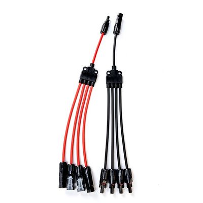 XLPO 断熱 10awg 6mm 1 から 4 Y 型 H1z2z2-k 太陽光パネル拡張ケーブル 12awg 持続可能な太陽光ソリューション