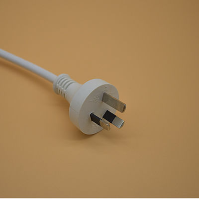 AC Power Cord Standard Australian AU 3-Pin Plug Custom Length White Power Extension Lead Cord Rated Current 5A