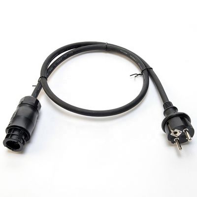 DIN VDE 0620/EN 50075 1990 断熱ゴムケーブル ユーロ 16A 3ピンプラグ H07rn f 太陽光 PV1-f ケーブル 4mm2 6mm2