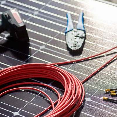 EN60754-1/EN60754-2 Tested Tuv Approval Solar Panel Pv Cable Wire Red/black 4mm2 500m for EN60754-1/EN60754-2 Testing