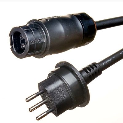 CEE/16 3 端 スチュコプラグ AC拡張コード スイスプラグ H07RN-F 3X1.5MM2 ケーブル付き BC01 ベッテリー 女性接続器 IP68