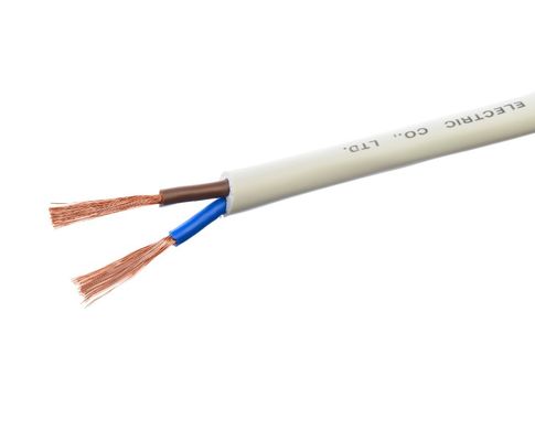300/500V EU H05VVH2-F 2X0.75 1.5 MM2 PVC 断熱型 RVV 平面 2コア 柔軟な電源 電源用Bvvワイヤケーブル