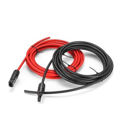 シングルコアまたはダブルコア TUV 承認 4mm 6mm 缶詰銅 XLPO 太陽光DCケーブルワイヤ 太陽光発電プロジェクト