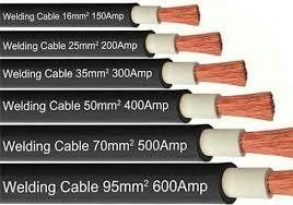16mm2 25mm2 70mm2 Double Insulation Welding Power Cable for Welding Machine PVC Insulation Material 100M/1roll Length