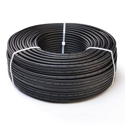 6.1MM±0.15MM 外径 TUV証明書 4mm 太陽光ケーブル 自宅承認のためのカスタマイズメント EN60754-1/EN60754-2 DC PVケーブル