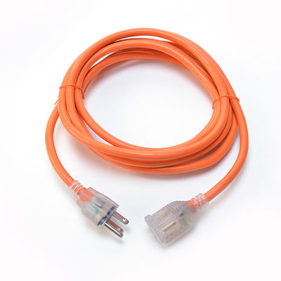 12ゲージ3ポング 冷却耐性 15Amp 1875W SJTW 12/3 屋外拡張コード 100 フィート 防水重用照明指示器