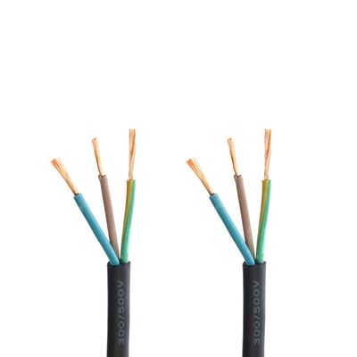 柔らかいゴムジャケット 電気ワイヤ 家庭用ワイヤリング H05rn f 3g 0.5mm2 1mm2 1.5mm2 多種サイズ