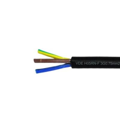 柔らかいゴムジャケット 電気ワイヤ 家庭用ワイヤリング H05rn f 3g 0.5mm2 1mm2 1.5mm2 多種サイズ