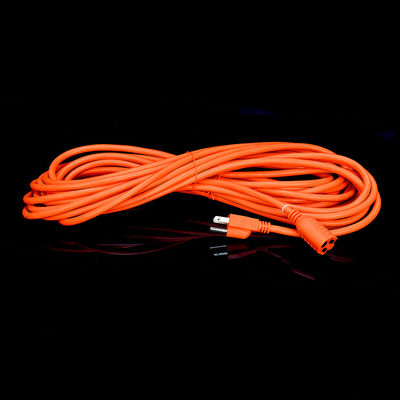 エンドタイプ / 15フィート重用電源コード 3本のSJTW AWG SJTW 外壁の鐘灯に Nema-15 オレンジプラグで延長ケーブル