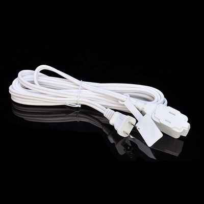Laptop Socket Extension Cords with PVC Jacket and Copper Material Rated 125V Customized ETL Standard
