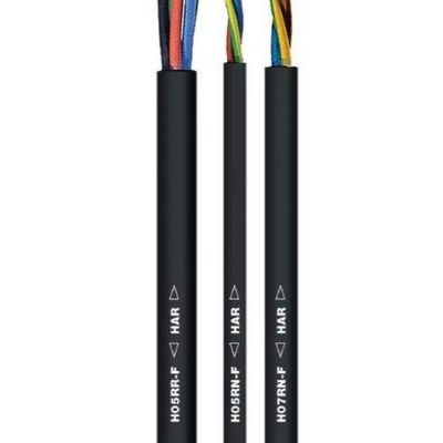 ゴム絶縁 H05rn f 2x0 5 300/500Vの電気需要のための多コアケーブル
