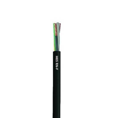 ゴム製の隔熱制御ケーブル 0.75mm2 1mm2 1.5mm2 2.5mm2 産業および商業用用銅製の電源ケーブル
