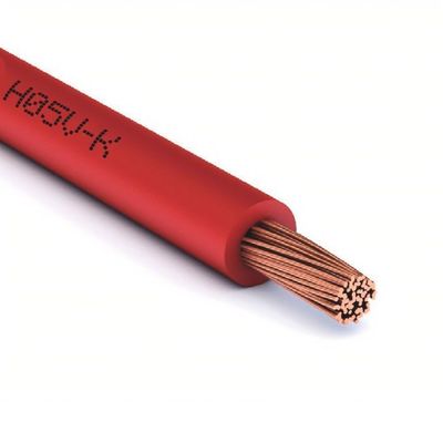 低電圧 H05v k 1mm2 PVC 断熱単核電源ケーブル