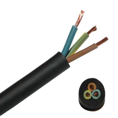 ハウスワイヤー 電気ケーブル 銅導体材料と高温耐性 3コア H07rn f 3x2 5 電源ケーブル