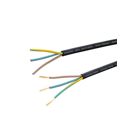 ハウスワイヤー 電気ケーブル 銅導体材料と高温耐性 3コア H07rn f 3x2 5 電源ケーブル