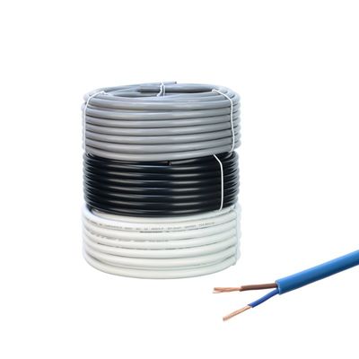 多核0.75mmRvvケーブル 2 3 4コア PVC断熱電源ケーブル 300/500v低電圧アプリケーションのためのシートワイヤ