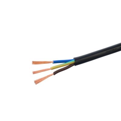 多核0.75mmRvvケーブル 2 3 4コア PVC断熱電源ケーブル 300/500v低電圧アプリケーションのためのシートワイヤ