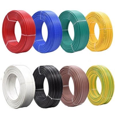 VDE SNI KC H07V-U シングルソリッドコア 電線 0.75/1/1.5/2/2.5/4/6mm2 純銅 多標準ケーブル 電源とワイヤー